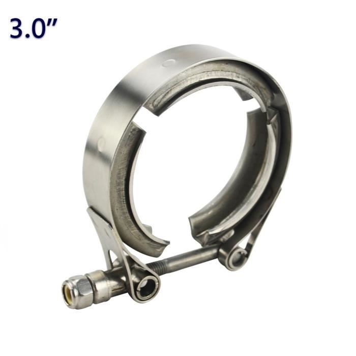 Réducteur D'échappement Inox T304 3.0" ID Vers 4.0" ID Avec Pinces - Neuf