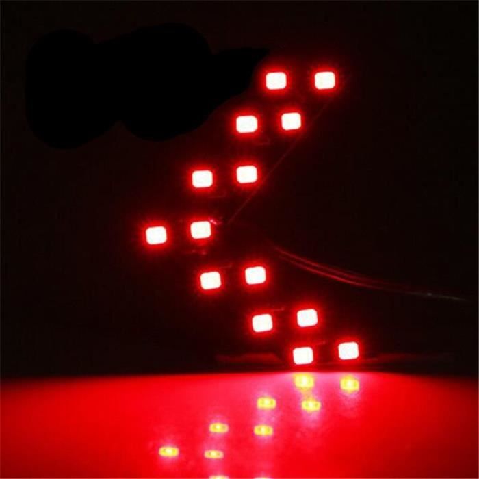 Led Rouge Panne Au Auto La couleur rouge Panneau de Flèche SMD Pour Rétroviseur de Voiture ...