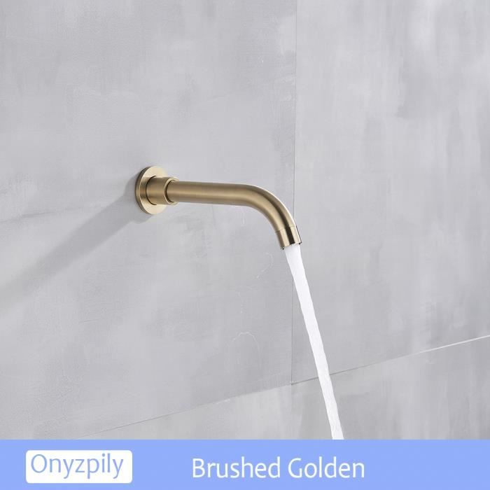Boyel Living Robinet de Salle de Bain 8 po à 2 po Avec Valve en or Brossé | Home Depot Canada