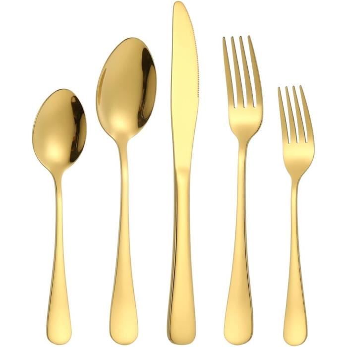 Couverts de table 40 pcs 410 acier inoxydable ménagère pour 8 personnes Couverts de table 40 pcs 410 acier inoxydable ménagère pour 8 personnes