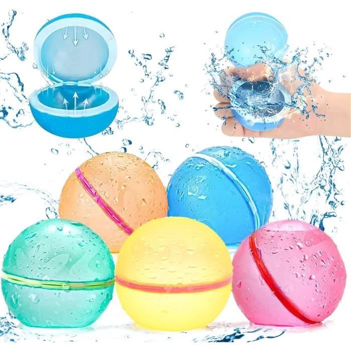 Atuoxing 18 PCS Bombe a eau Réutilisable, Ballons d'eau à Remplissage Rapide, Bombes à eau Réutilisables en Silicone, Reusable Water Balloons pour les Fêtes D'été de la Piscine (18Pcs Atuoxing 18 PCS Bombe a eau Réutilisable, Ballons d'eau à Remplissage Rapide, Bombes à eau Réutilisables en Silicone, Reusable Water Balloons pour les Fêtes D'été de la Piscine (18Pcs