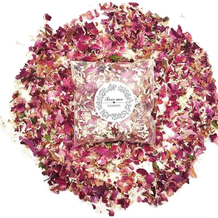 Petales A Jeter Mariage Biodegradable Confettis De Fleurs Séchées En Vrac Pour Mariage, Décoration – PETALES Confettis Biodégradables