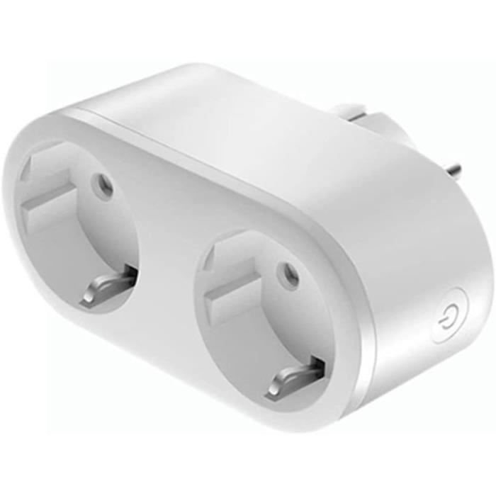 Wifi Smart Dual Socket Switch Plug Dual Socket Dual Socket Adaptateur ...