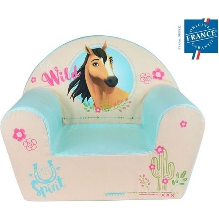 Fauteuil club enfant - SPIRIT - FUN HOUSE - H 42 cm x L 52 cm x P 33 cm - Intérieur - 1 place - Déhoussable Fauteuil club enfant - SPIRIT - FUN HOUSE - H 42 cm x L 52 cm x P 33 cm - Intérieur - 1 place - Déhoussable