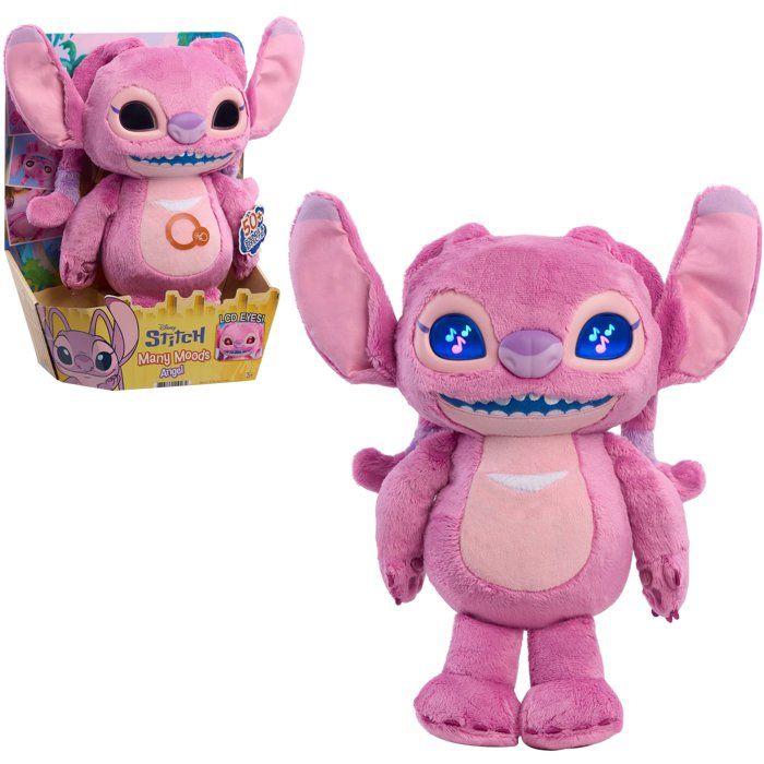 Peluche intéractive expressive DISNEY Stitch Many Moods Angel 35 cm Dès