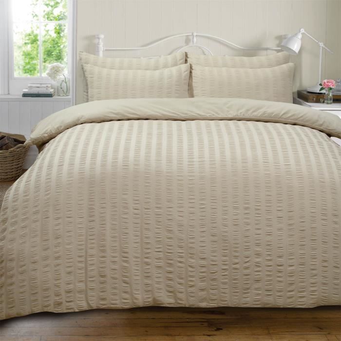 Imprimé Literie Seersucker ensemble de couette//couette couverture Ensemble Simple Double King Taille