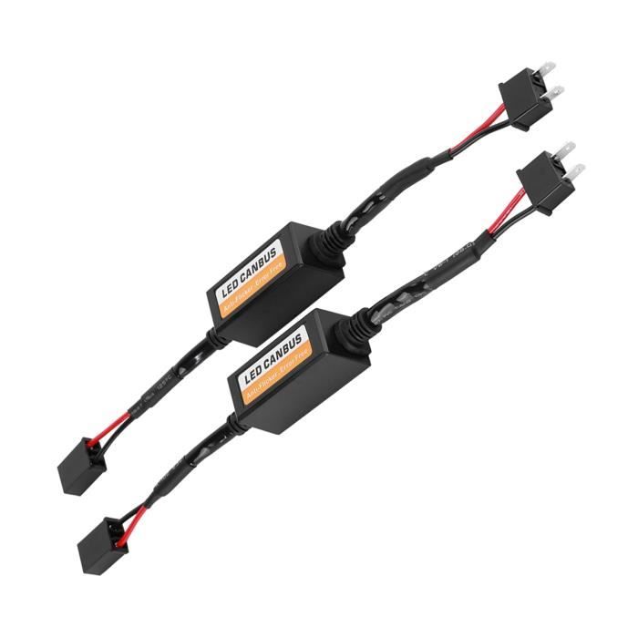 2x Décodeurs T10 LED Canbus - Anti-Clignotement Pour Phares Et Feux De Jour - Compatible Canbus T10