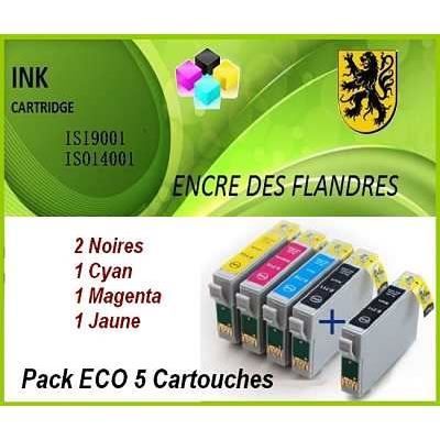 PACK 5 GENERIQUES pour EPSON : SX105, SX110, SX115, SX200 ...
