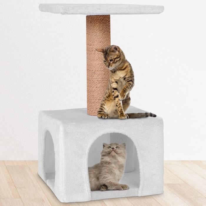 Arbre A Chat Pas Cher Simple Design Blanc 33 33 60cm Griffoir Petit Grattoir Jouet Avec 1 Maisonnette Et Plate Forme Cdiscount Animalerie Arbre A Chat Pas Cher Simple Design Blanc 33 33 60cm Griffoir Petit Grattoir Jouet Avec 1 Maisonnette Et Plate Forme Cdiscount Animalerie