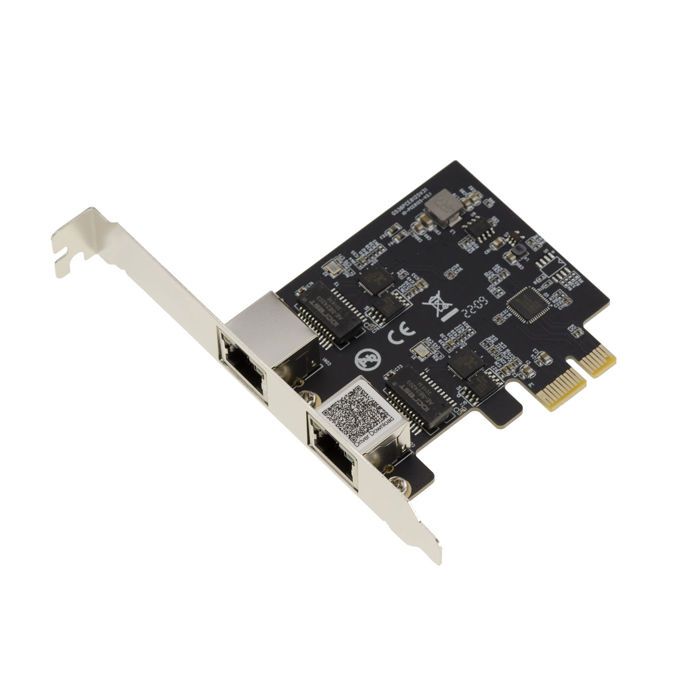 PCIe 2.5 LAN Quad Gigabit ETHERNET 10 100 1G 2.5G 4x RJ45. REALTEK - 10