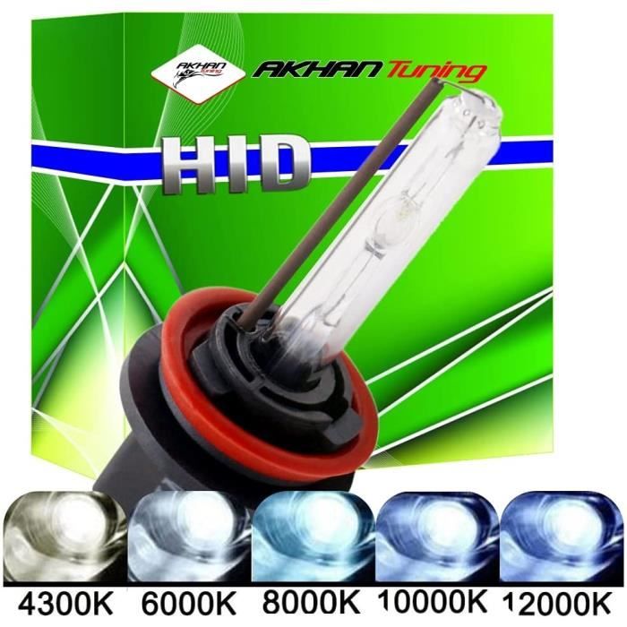Kit De 2 Ampoules Xenon HB4 8000K 55W Pour Auto/moto - Bleu, 3500 Lm, Compatible 9006