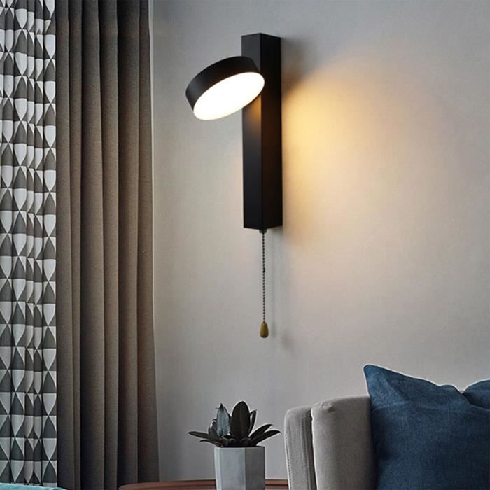 Applique Murale LED Avec Interrupteur - Spot Orientable GU10 - Salon, Chambre, Lampe Lecture