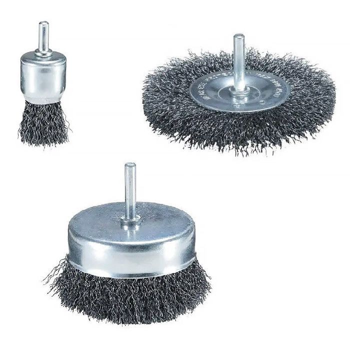 Brosses boisseau pour perceuse MAKITA D 66070 Lot de 3 Métal Décapage