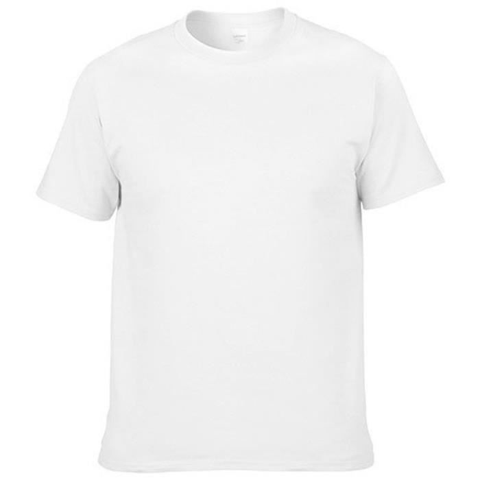 t shirt homme uni pas cher