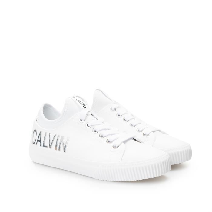 basket blanche femme calvin klein
