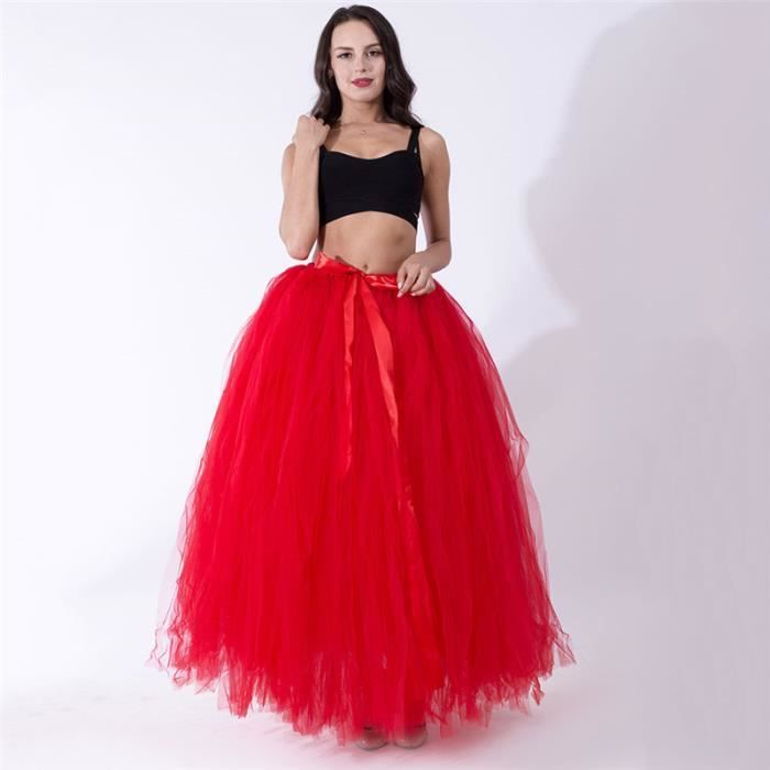 Jupe vintage fait-main vichy rouge blanc taille XS