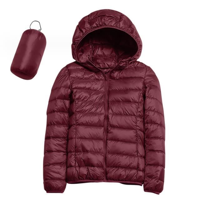 Doudoune uniqlo femme rouge clearance