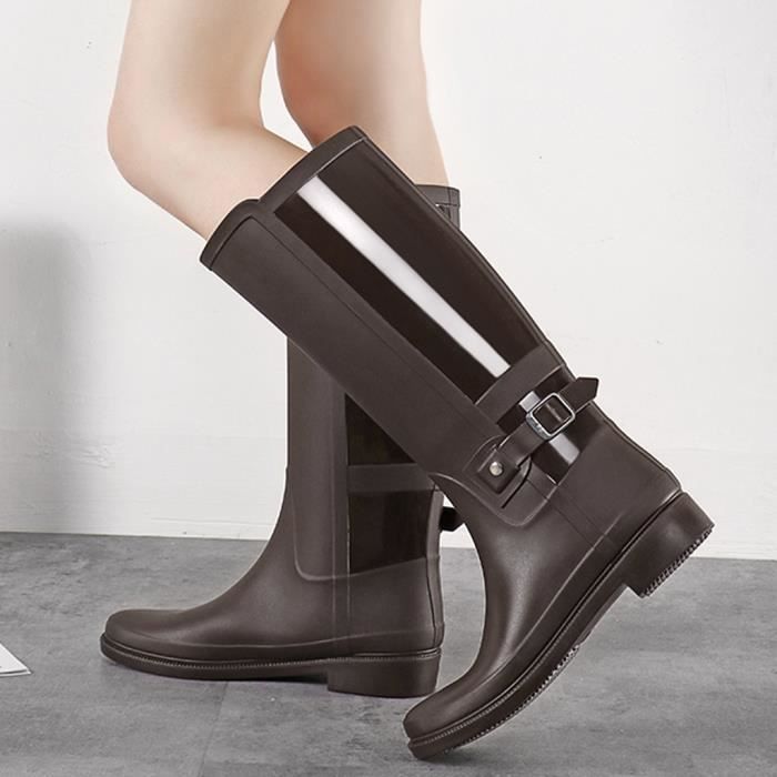 bottes chaudes imperméables femme
