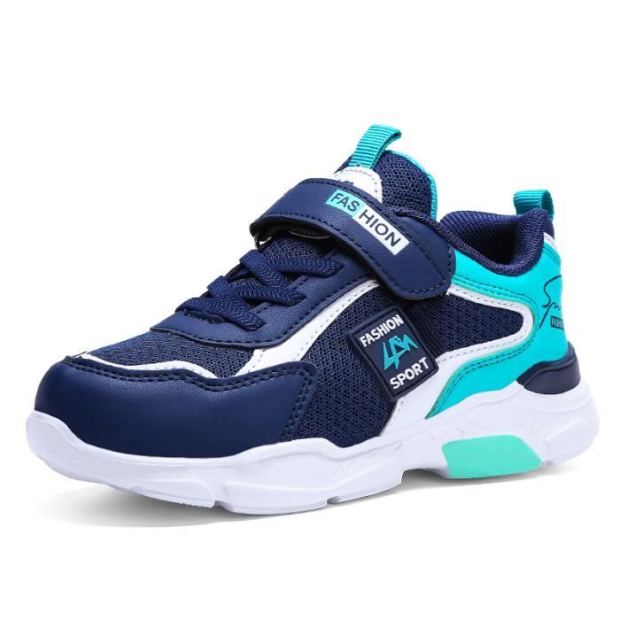Basket Enfant Sport Enfants Chaussure Course Enfants Chaussures Garcon Fille Bleu Cdiscount Chaussures