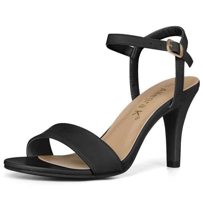 Talon Heels Castamere Femmes Haut High Aiguille Talon Heel Rond Ouvert Bout Lanières Cheville Dress Sandales Talon Femme Sexy