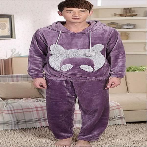 Pyjama en soie femme,Vêtements de nuit pijamas femmes 2 pièces pyjamas  ensemble automne femmes vêtements de nuit à manches longues Purple -  Cdiscount Prêt-à-Porter
