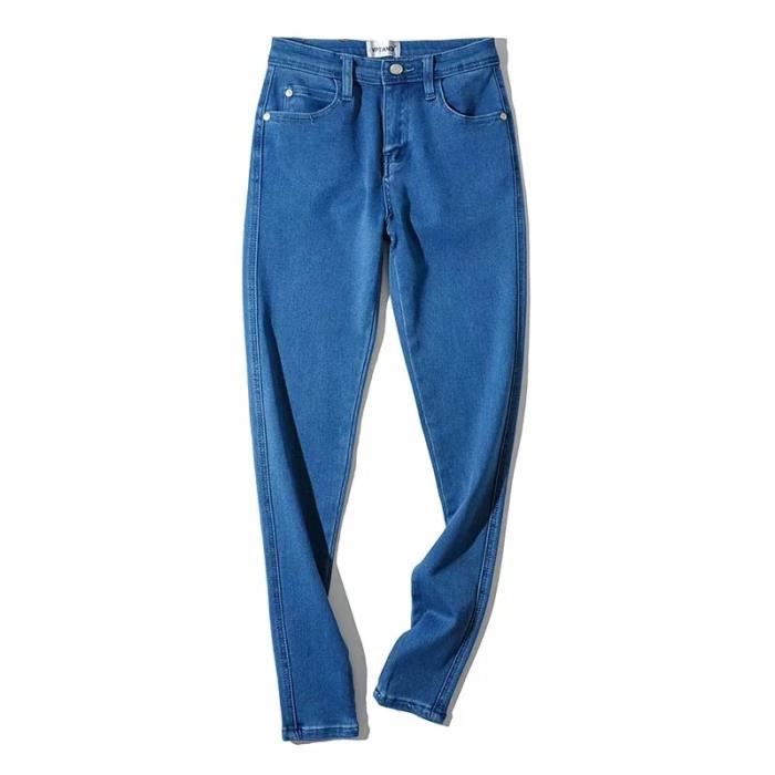 Jeans longs femmes - slim élastique taille - FR77RWO