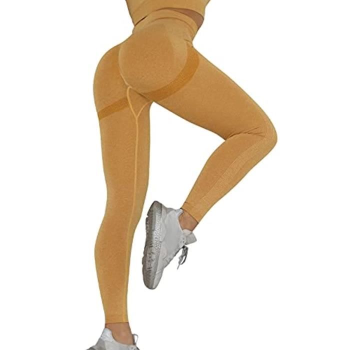Lot De 3 Leggings Sport Fille - Taille Haute, Contrôle Ventre, Respirant Pour Yoga Et Gym