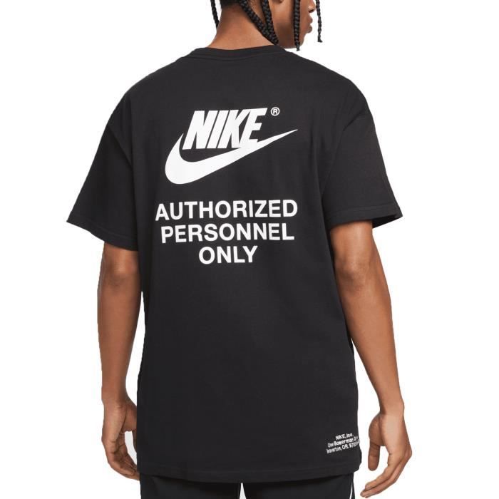 Nike T-shirt pour Homme Sportswear Noir DM6427-010