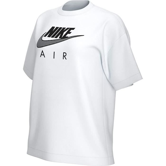 Nike air t top shirt col blanc