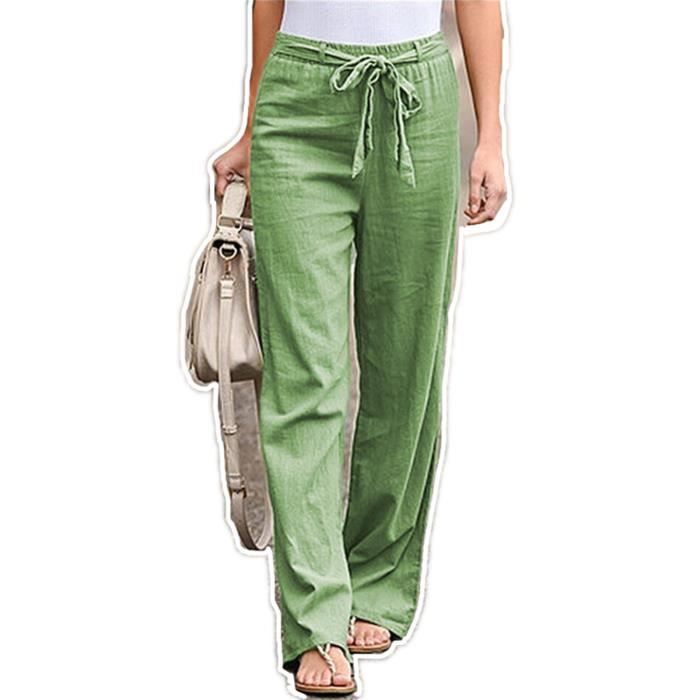 Pantalon femme best sale leger ete