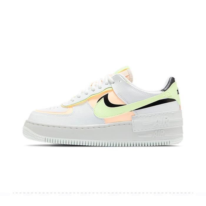 Air force 1 clearance blanche et orange fluo