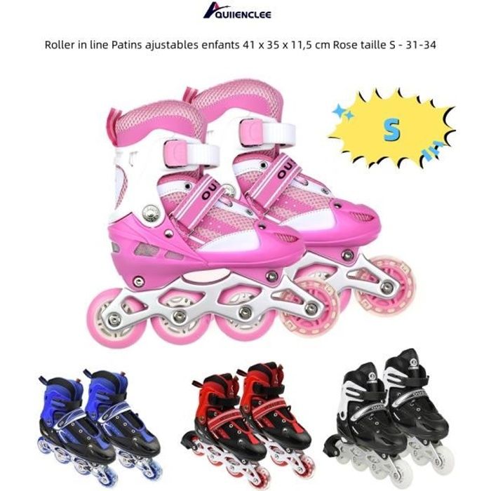 Rollers Enfants Ajustables - Pointures 28 à 32 - Jaune - Loisir - Occasion