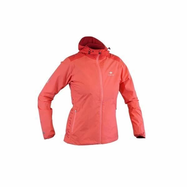veste imperméable femme raidlight top extreme mp+ - coral