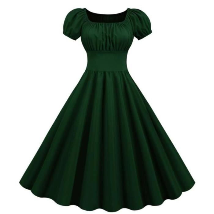 Robe col carré on sale été