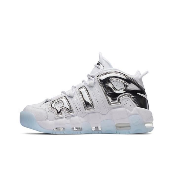 Nike Air More Uptempo 97 Argent blanc. Couleurs multiples