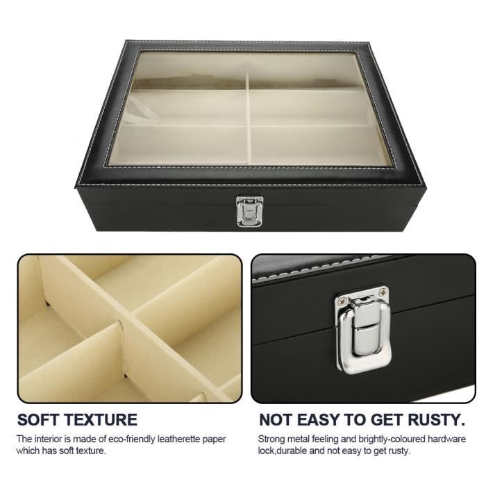 WOFASHPURET Étui À Lunettes En Bois Naturel - Boîte De