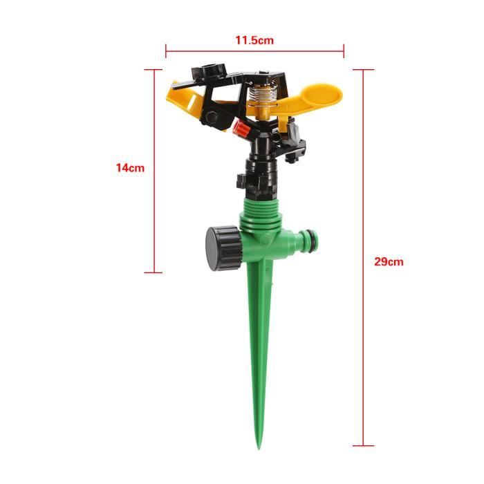 Arroseur Extérieur 360° – Fleur De Pulvérisation Pour Tuyau, Portée 8-10m, Arrosage Jardin Et Jeu D'eau Pour Enfants !