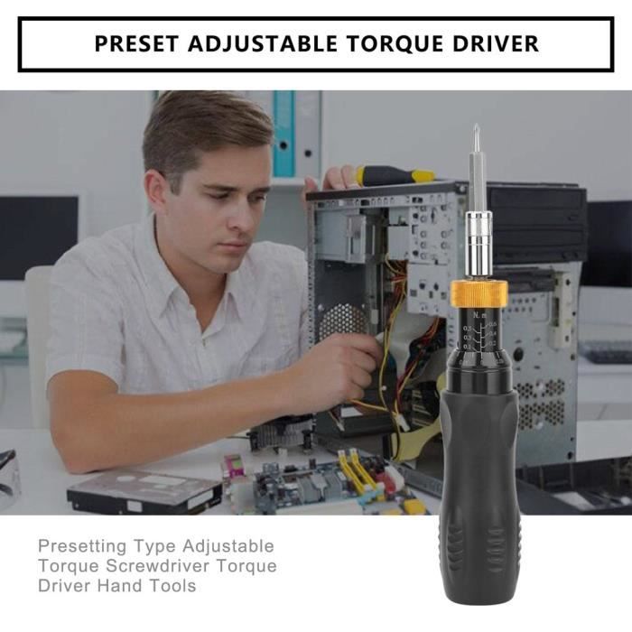 Tournevis à Couple Réglable GEDORE QSN 120 FH - 0,2 à 1,2 Nm