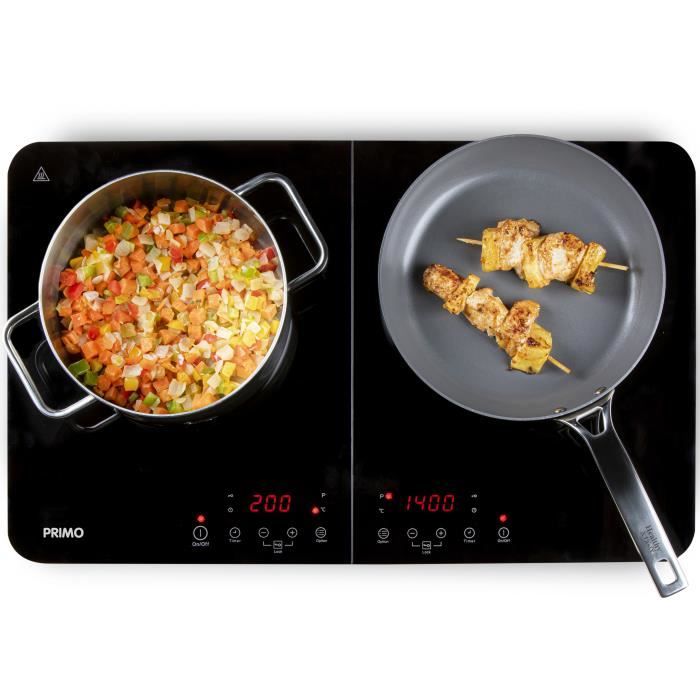 Plaque induction Kitchen Chef Table de cuisson induction 2 feux 3500w  kcyl35-dc06