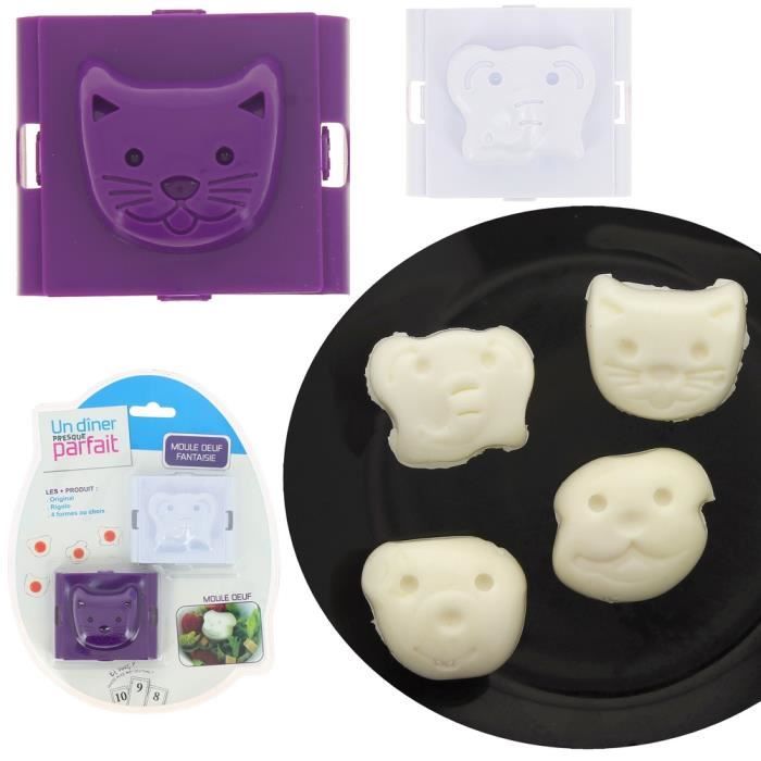 Moule Oeuf Dur Ludique Forme Animal Rigolo Chat Achat Vente Cuit Oeuf Poche Oeuf Moule Oeuf Dur Ludique Form Cdiscount