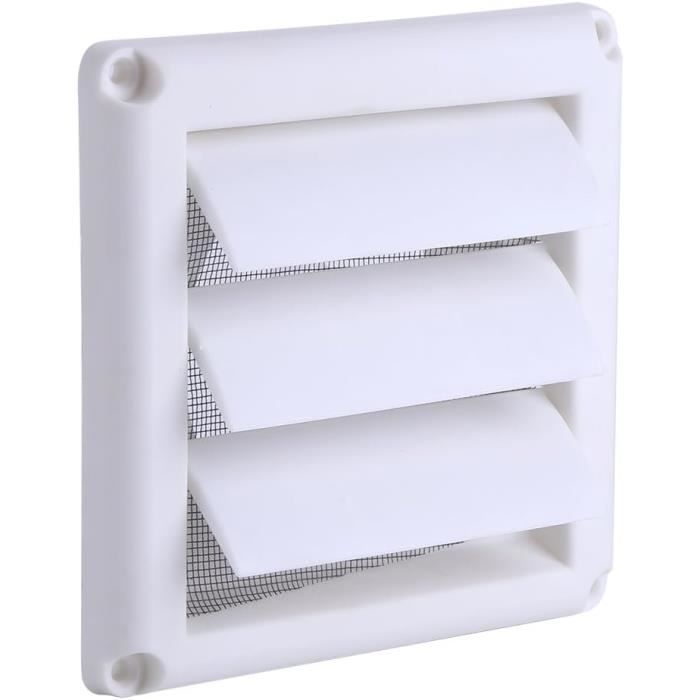 2 Aérations Marines Plastique 83x83 Mm – Persiennes, Résistantes, Pour Bateau Et Yacht, Flux D'air Direct