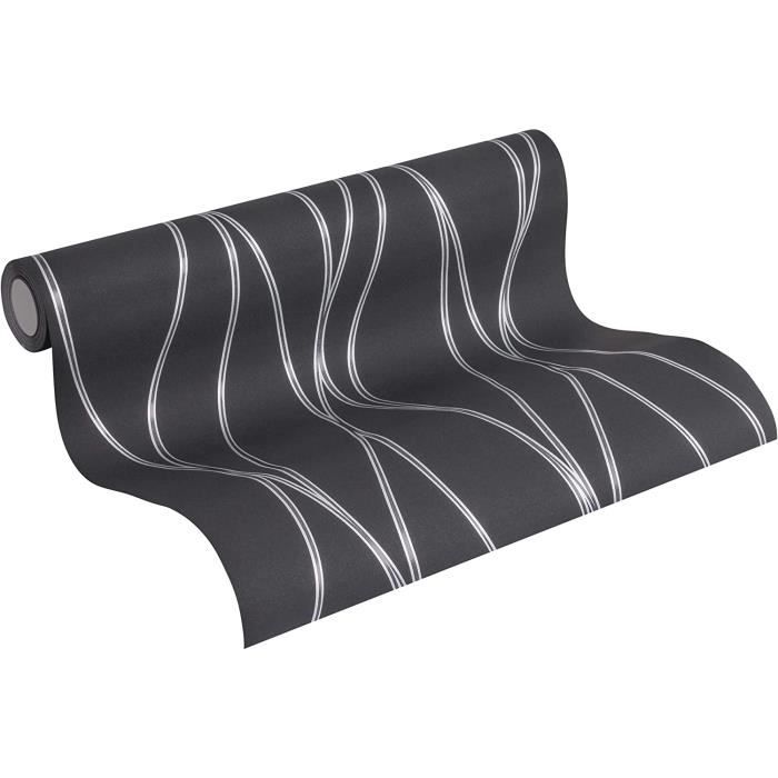 AKTIVE Paravent De Plage 4 Panneaux Rayures Bleu Marin 320x132 Cm – Protection Vent Sable