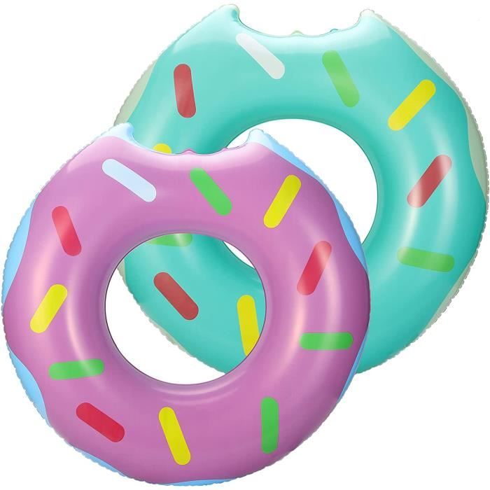 HeySplash Bouée Gonflable Pailletée Fleur - Anneau De Natation PVC 32 Cm Pour Piscine, Enfant & Adulte