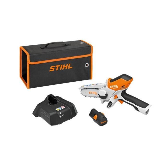 Scie de jardin sans fil sur batterie 10 8 V Stihl GTA 26 sécateur ébrancheur scie à bois avec batterie et chargeur