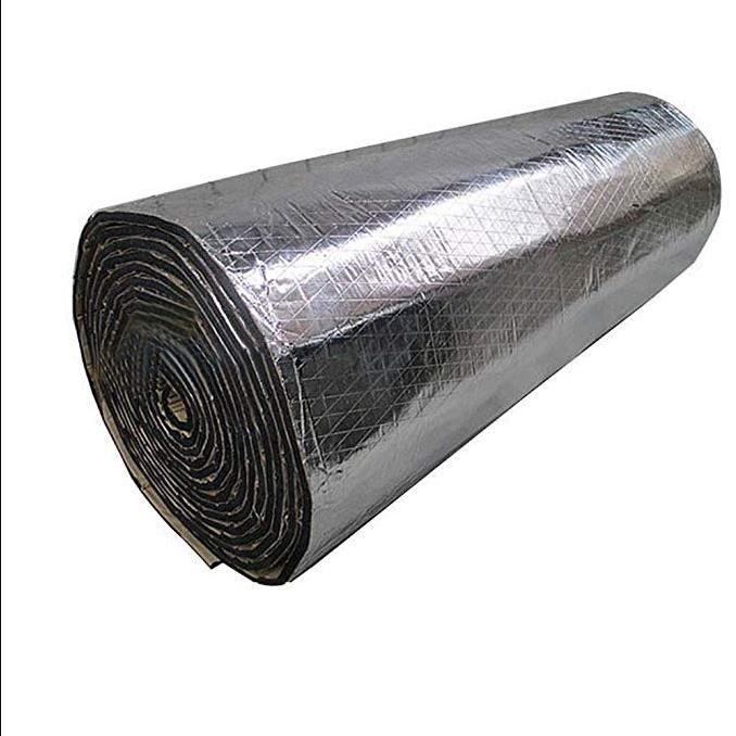 Ashata Matériel d'insonorisation de voiture Isolation thermique de bruit de  papier d'aluminium de tapis d'insonorisation de