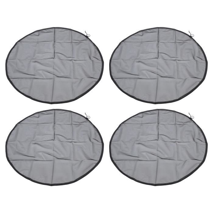 Lot De 4 Housses De Toit Pour Opel Astra H - Plastique Noir, Avant Et Arrière
