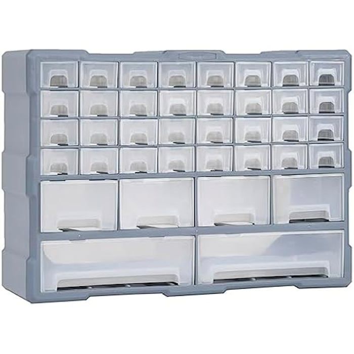 vidaXL Organisateur Tiroirs 52x16x37 5 cm - vue 2
