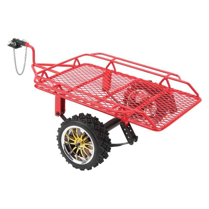 SUPPORT ATTELAGE REMORQUE Métal Pour Chenille 1/10 RC TRX4 Axial SCX10