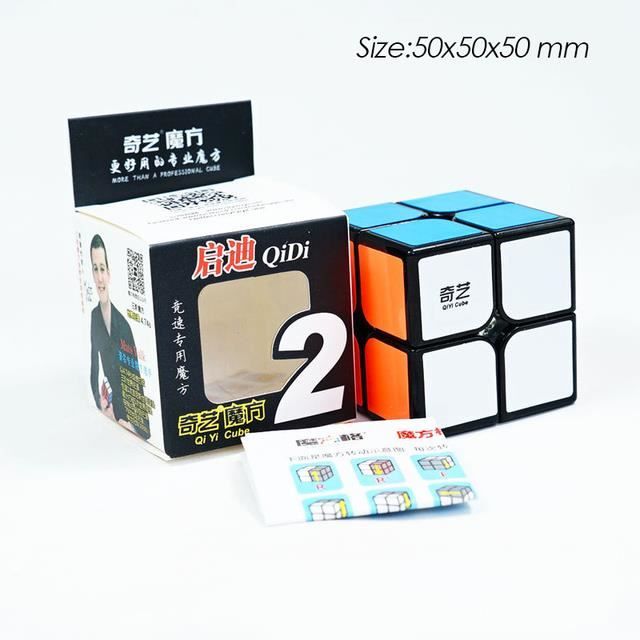 223-Noir - Cube magique professionnel autocollant, Base pour commencer