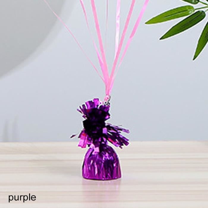 Violet -Centre De Table 13 Couleurs, Décor Mignon Petit Accessoire De Saint  Valentin Pendentif Feuille De Baptême, Bloc De Poids En - Cdiscount Maison
